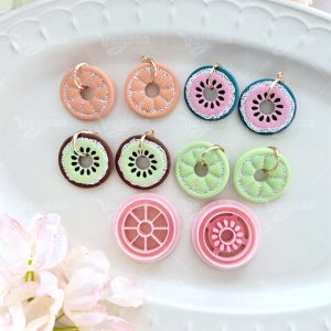 Fruit Clay Earring Cutters