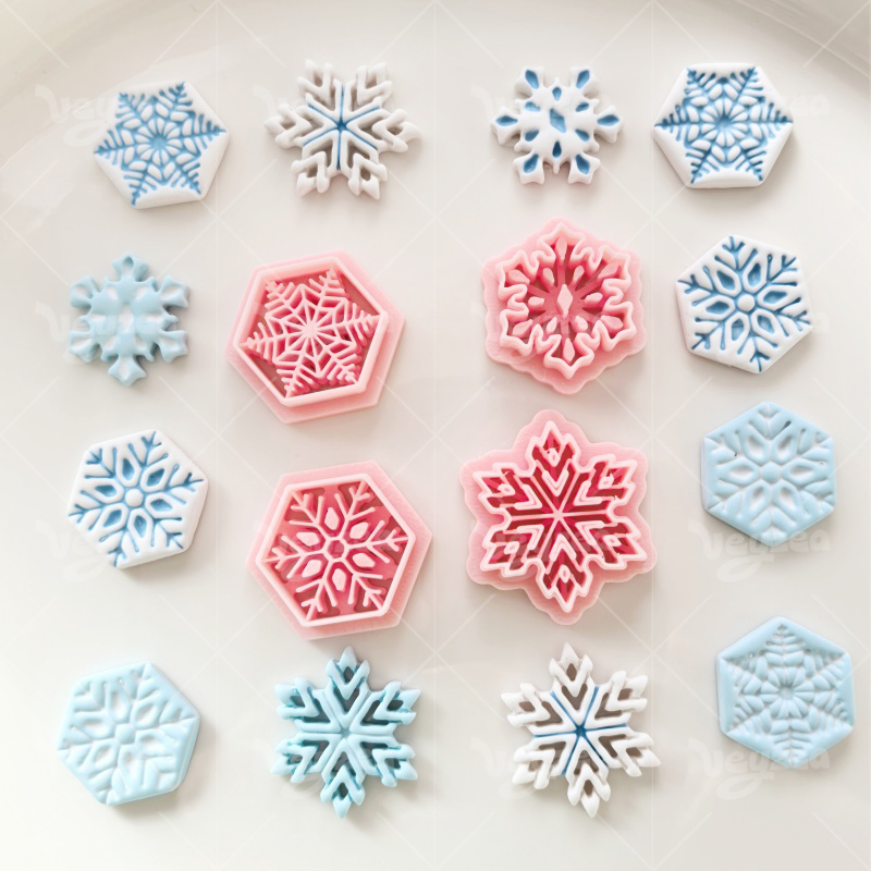 Snowflake Series Polymer Clay Cutters