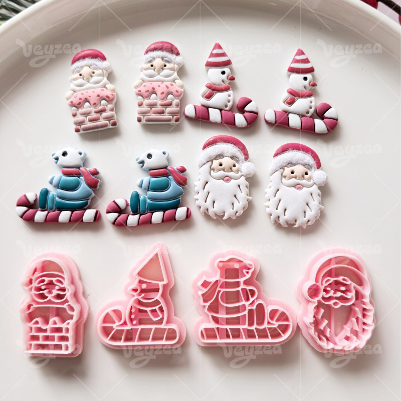 Christmas Scene Character Series Polymer Clay Cutters
