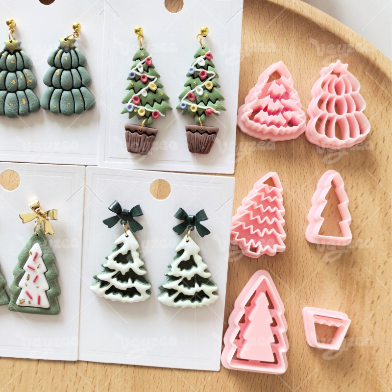 Christmas Tree Series Polymer Clay Cutters