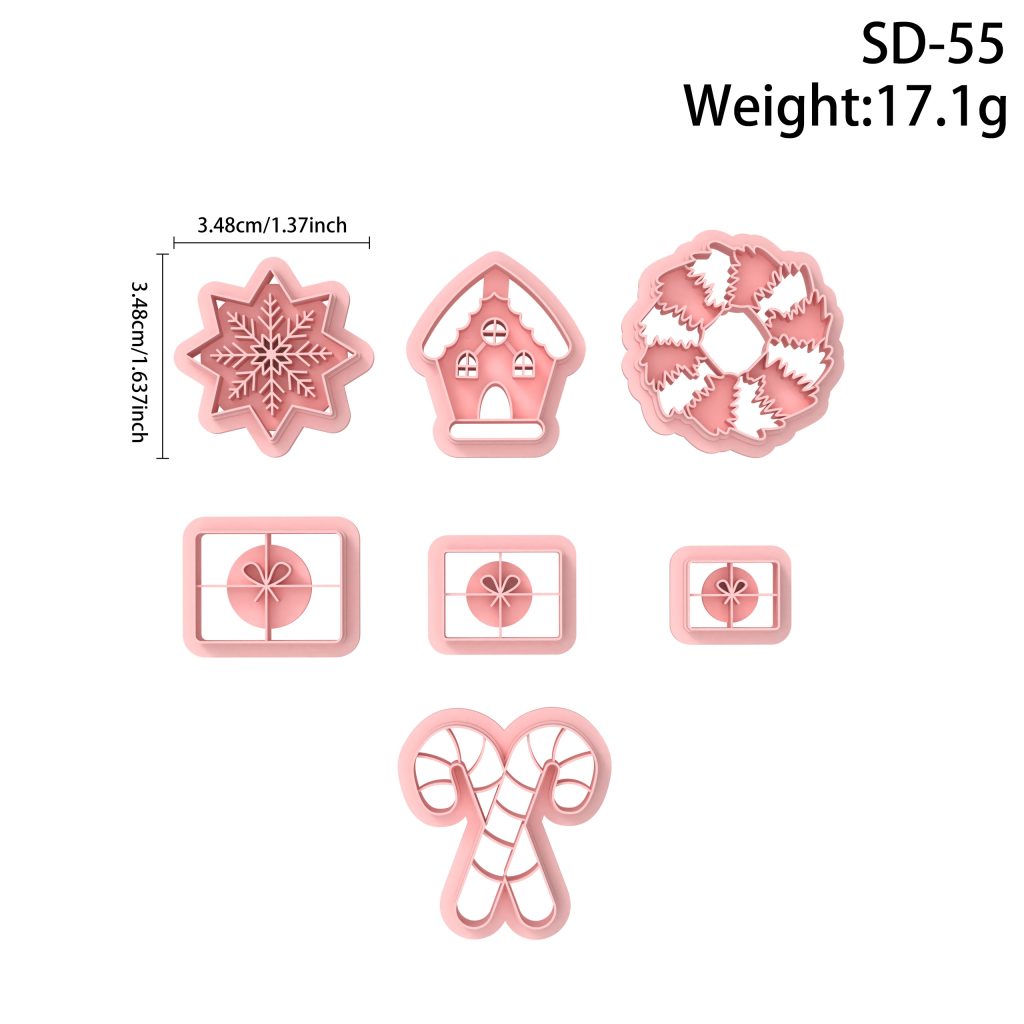Christmas Decorative Series Polymer Clay Cutters Hover