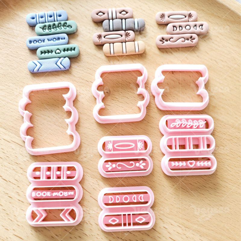 Books Series Polymer Clay Cutters