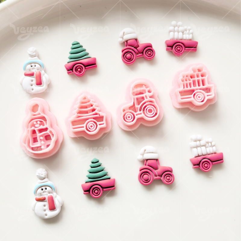 Christmas Farm Themed Series Polymer Clay Cutters - Image 3