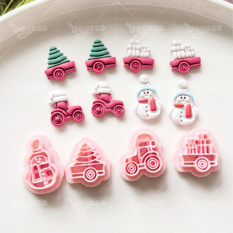 Christmas Farm Themed Series Polymer Clay Cutters
