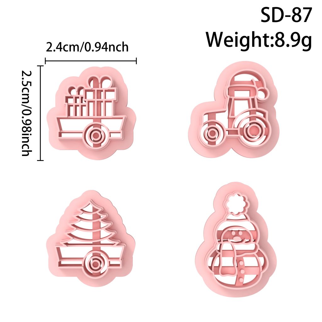 Christmas Farm Themed Series Polymer Clay Cutters Hover