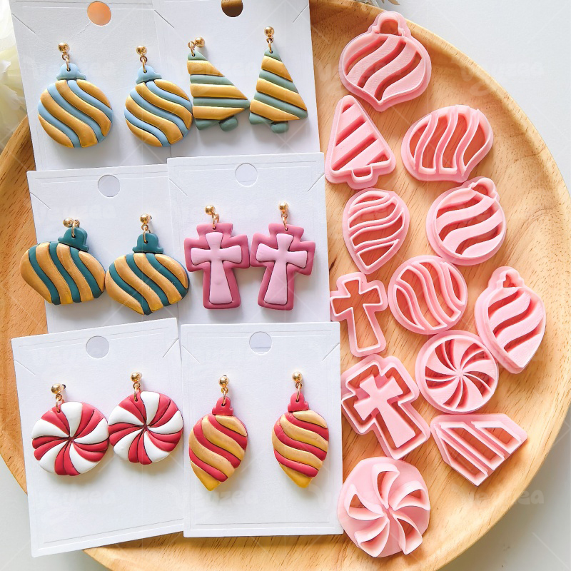 Christmas Trees Clay Earring Cutters