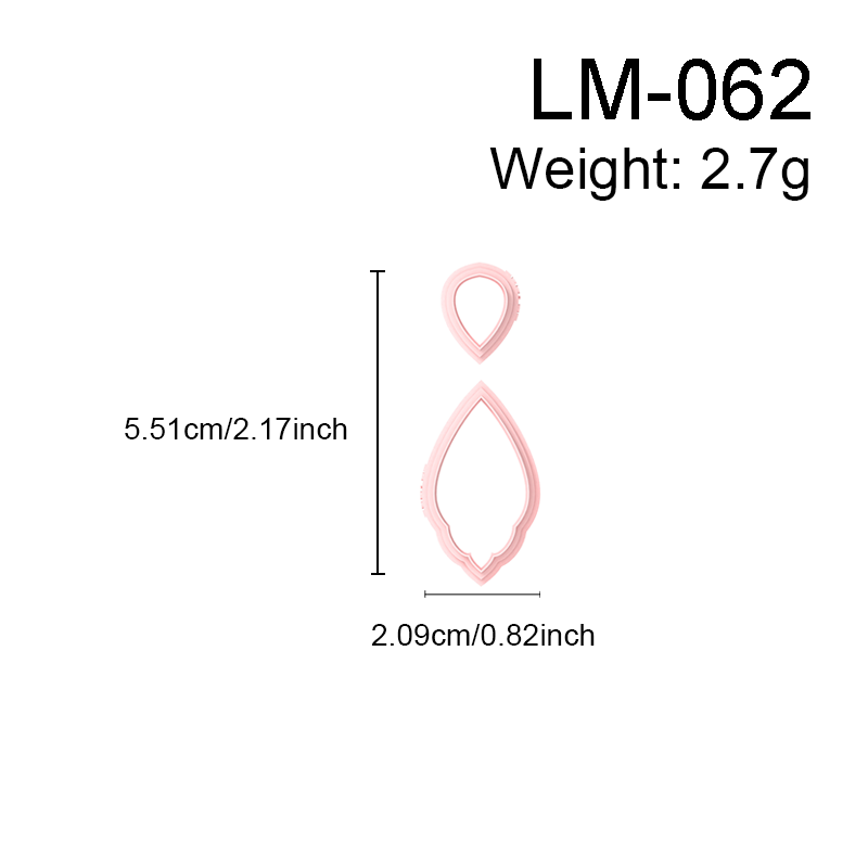 Geometry Polymer Clay Earring Cutters - 图片 3