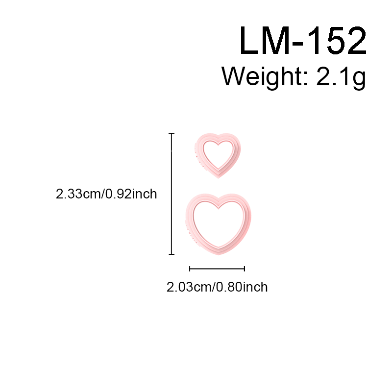 Geometry Polymer Clay Earring Cutters - 图片 4