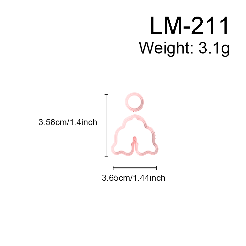 Geometry Polymer Clay Earring Cutters - 图片 9