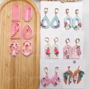 Boho Geometry Polymer Clay Cutters