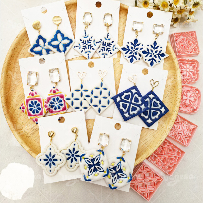 Boho Brick Pattern  Polymer Clay Cutters