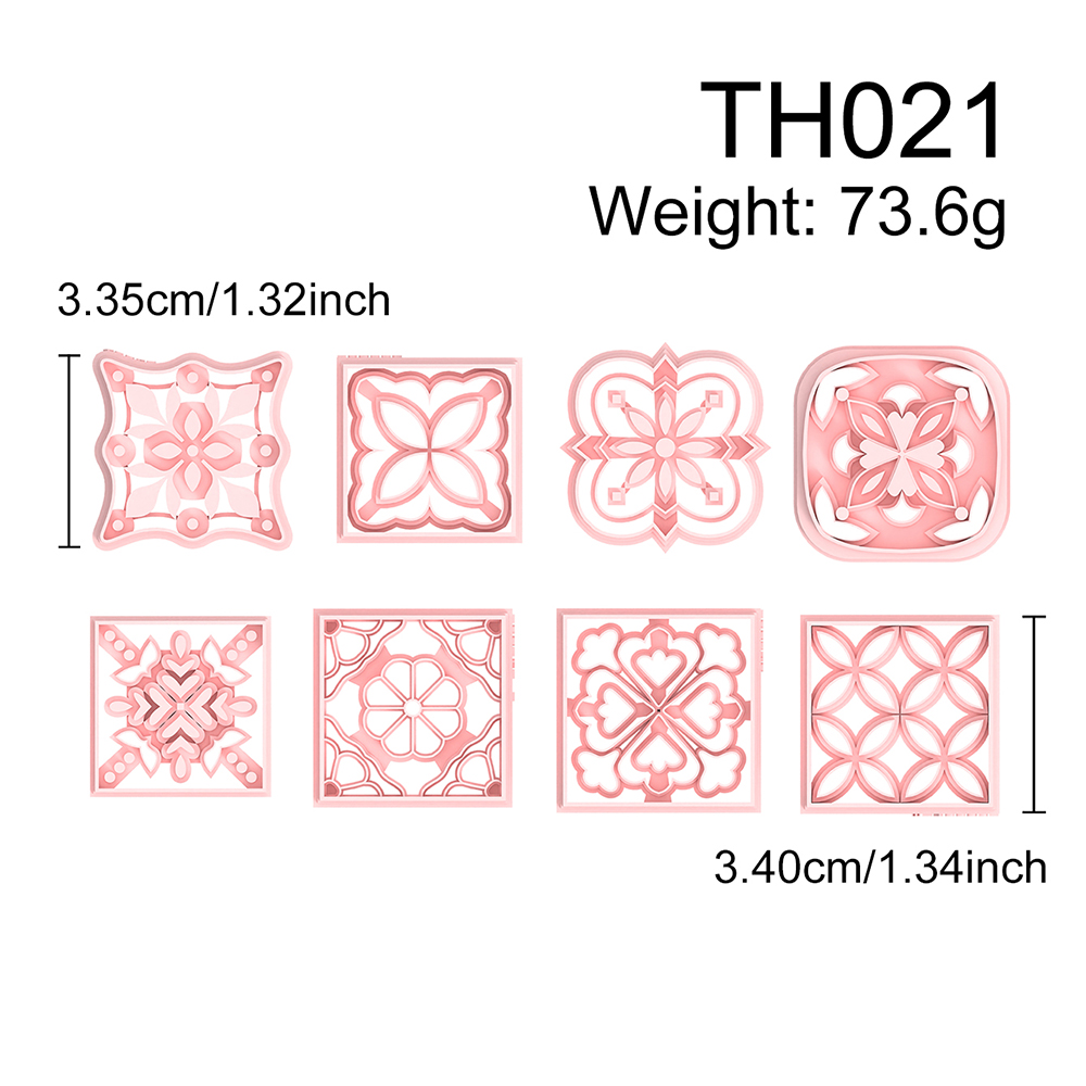 Boho Brick Pattern  Polymer Clay Cutters Hover