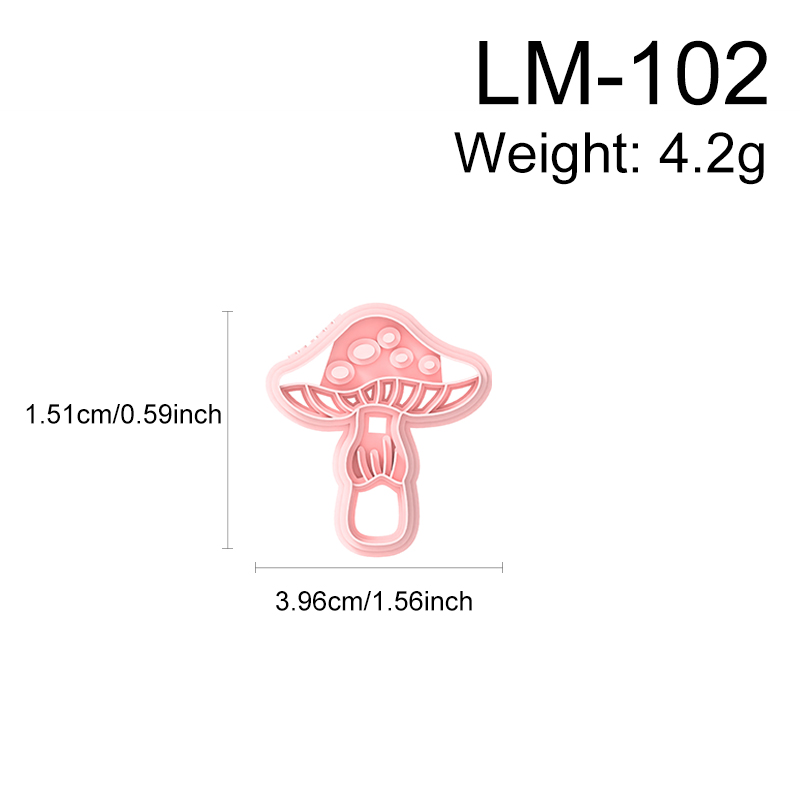 Mushroom Series Polymer Clay Cutters - 图片 4