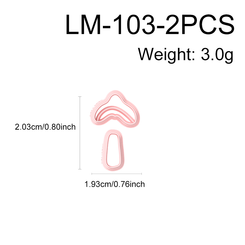 Mushroom Series Polymer Clay Cutters - 图片 5