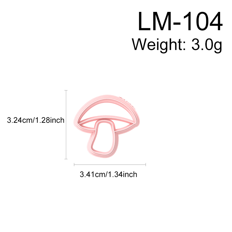 Mushroom Series Polymer Clay Cutters - 图片 6