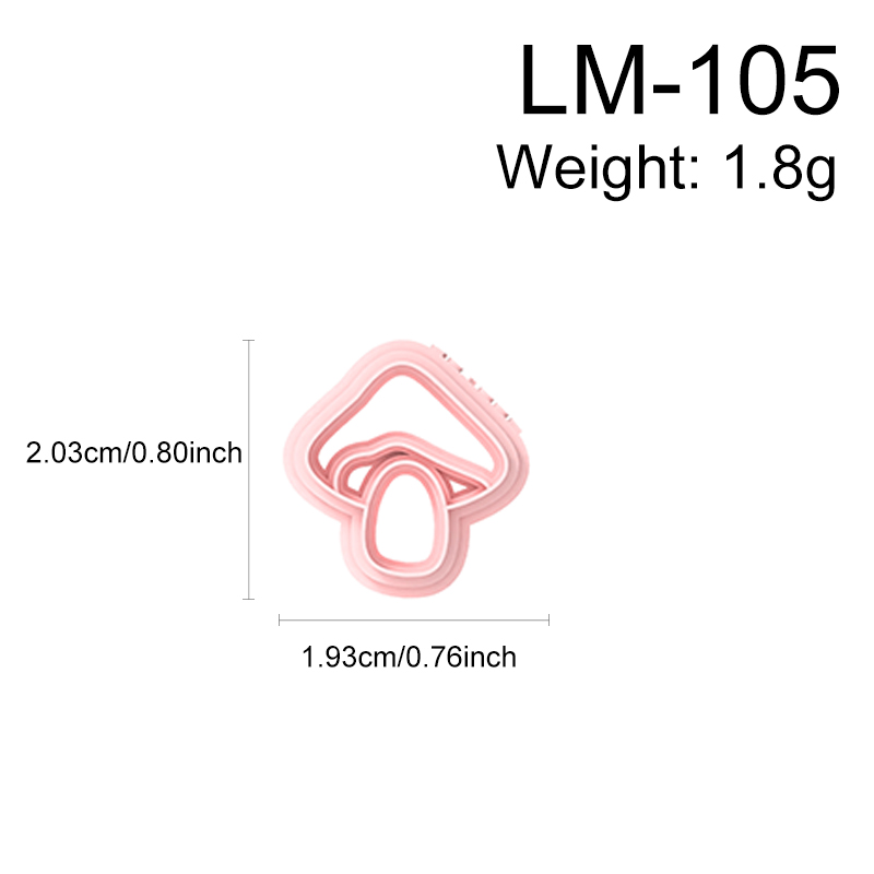 Mushroom Series Polymer Clay Cutters - 图片 7