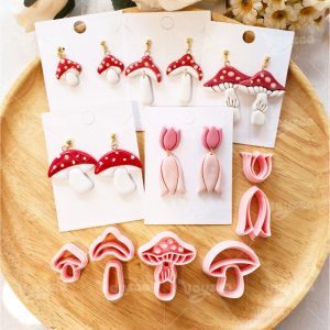 Mushroom Series Polymer Clay Cutters