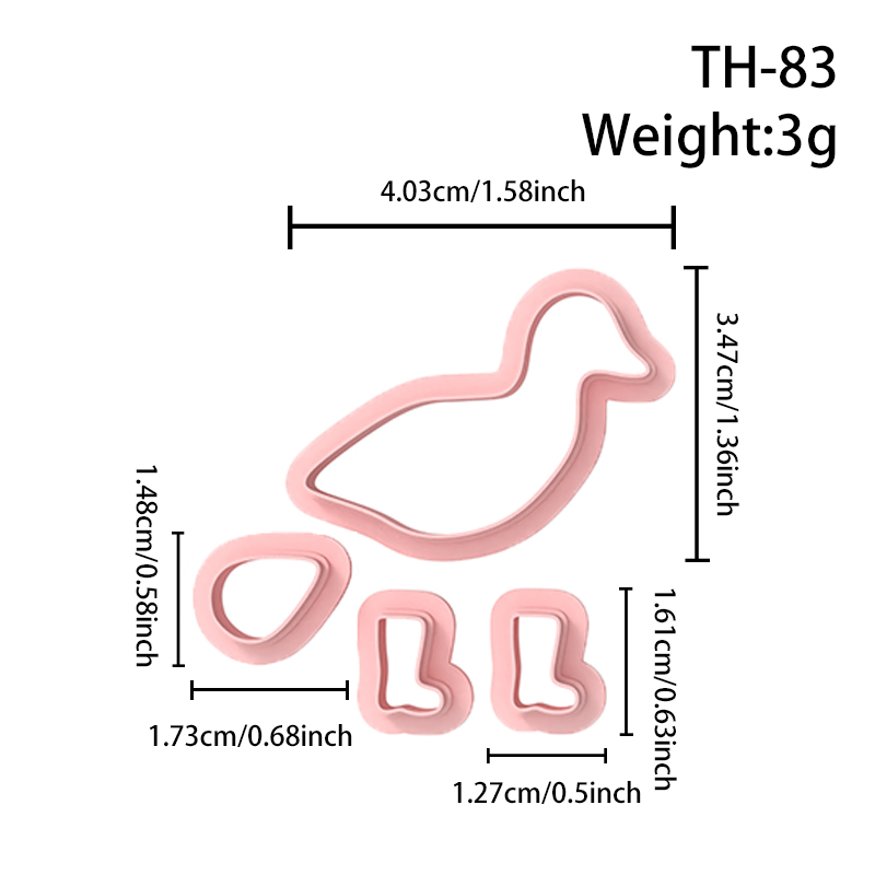 Animal Series Polymer Clay Cutters - 图片 3