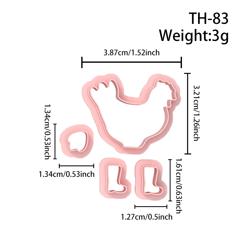 Animal Series Polymer Clay Cutters - 图片 5