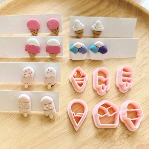 Ice Cream Series Polymer Clay Cutters