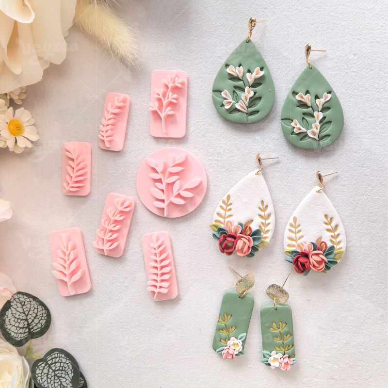 Plant Leaf seal Series Polymer Clay Cutters