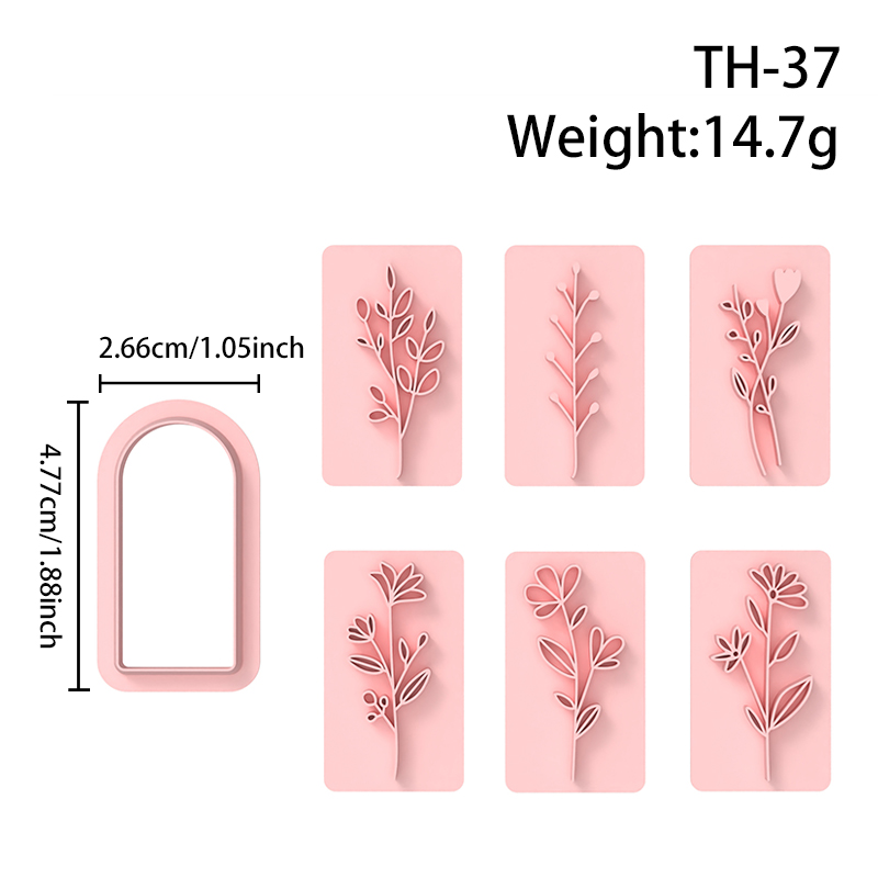 Plant seal Series Polymer Clay Cutters Hover