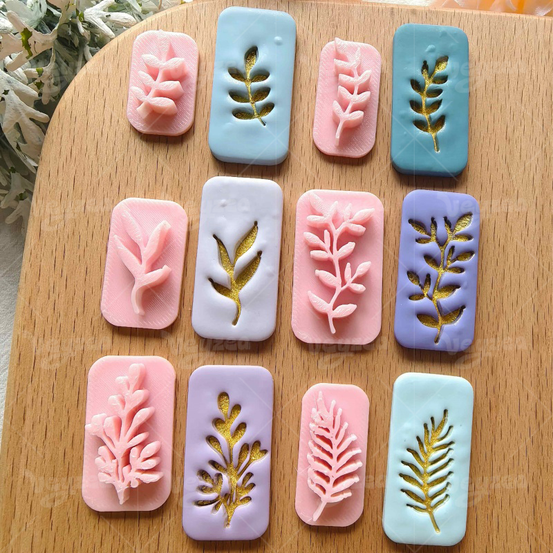 Plant Leaf rseal Series Polymer Clay Cutters - Image 3