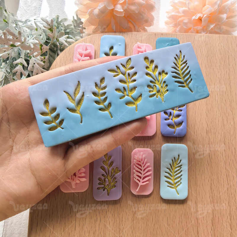 Plant Leaf rseal Series Polymer Clay Cutters - Image 5