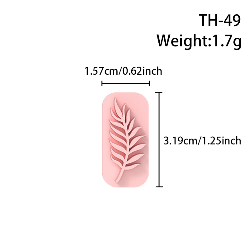 Plant Leaf rseal Series Polymer Clay Cutters - Image 18