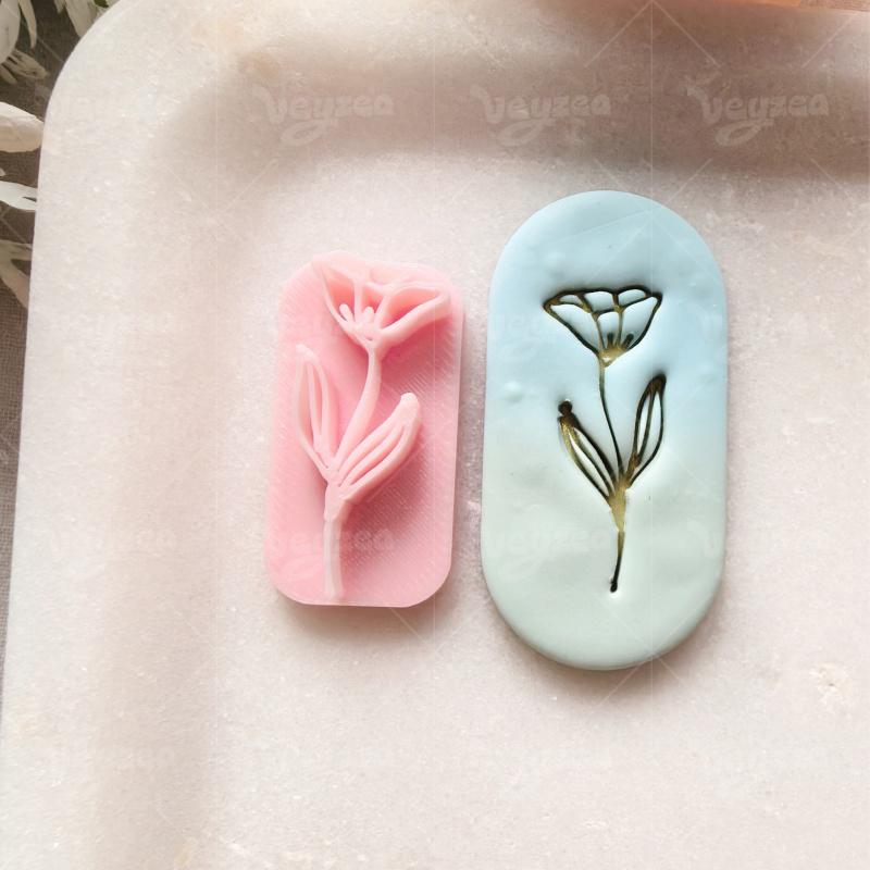 Tulip Flower Series Polymer Clay Cutters - Image 13