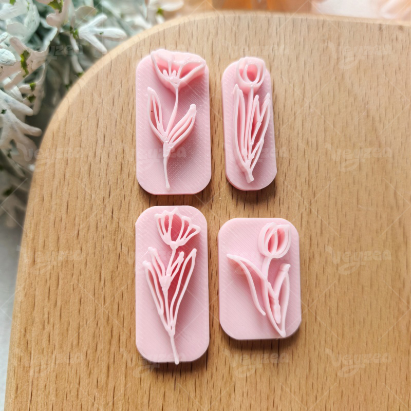 Tulip Flower Series Polymer Clay Cutters - Image 8
