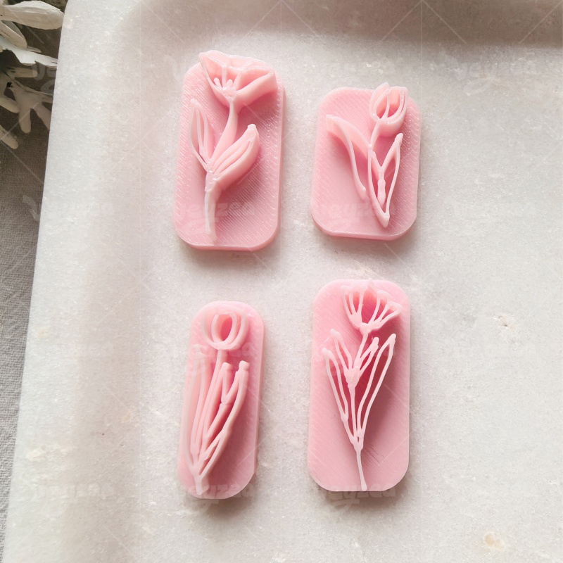 Tulip Flower Series Polymer Clay Cutters - Image 9