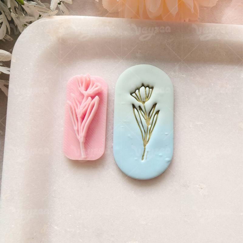 Tulip Flower Series Polymer Clay Cutters - Image 10