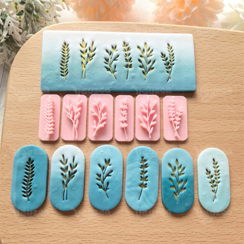 Herbal Leaf Series Polymer Clay Cutters