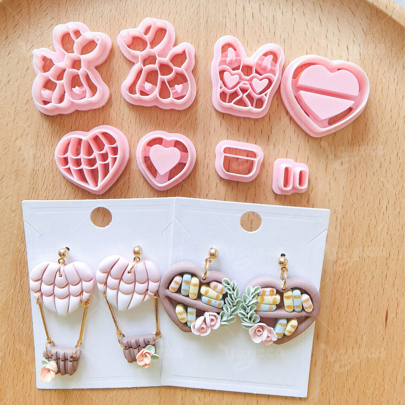 Valentine’s Day Heart Shape Series Polymer Clay Cutters
