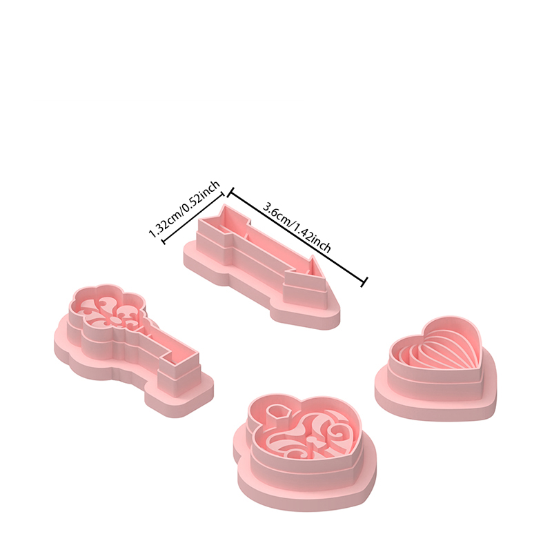Valentine’s Day Heart-Shaped Series Polymer Clay Cutters Hover