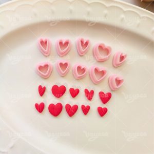 Valentine's Day Heart Shape Series Polymer Clay Cutters