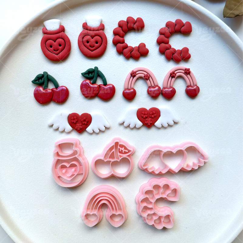 Valentine’s Day Heart Shaped Series Polymer Clay Cutters