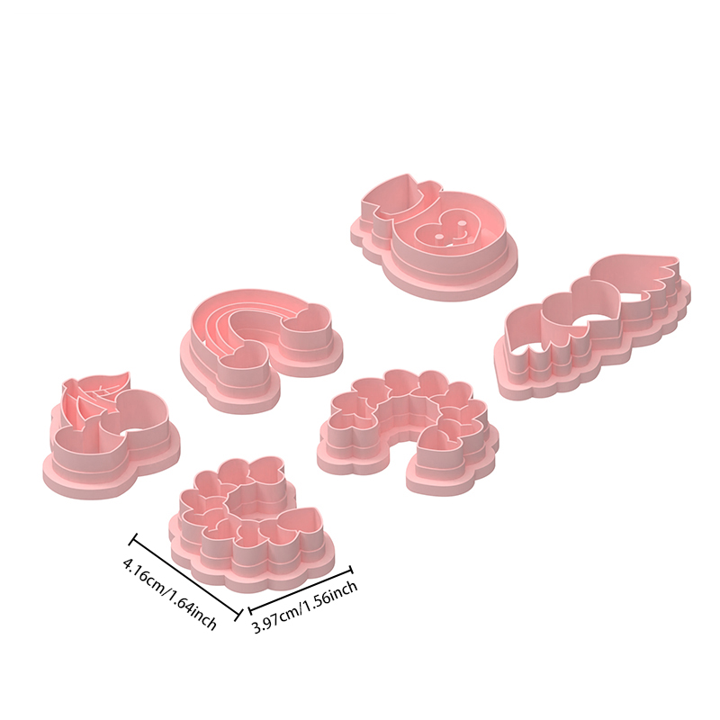 Valentine’s Day Heart Shaped Series Polymer Clay Cutters Hover