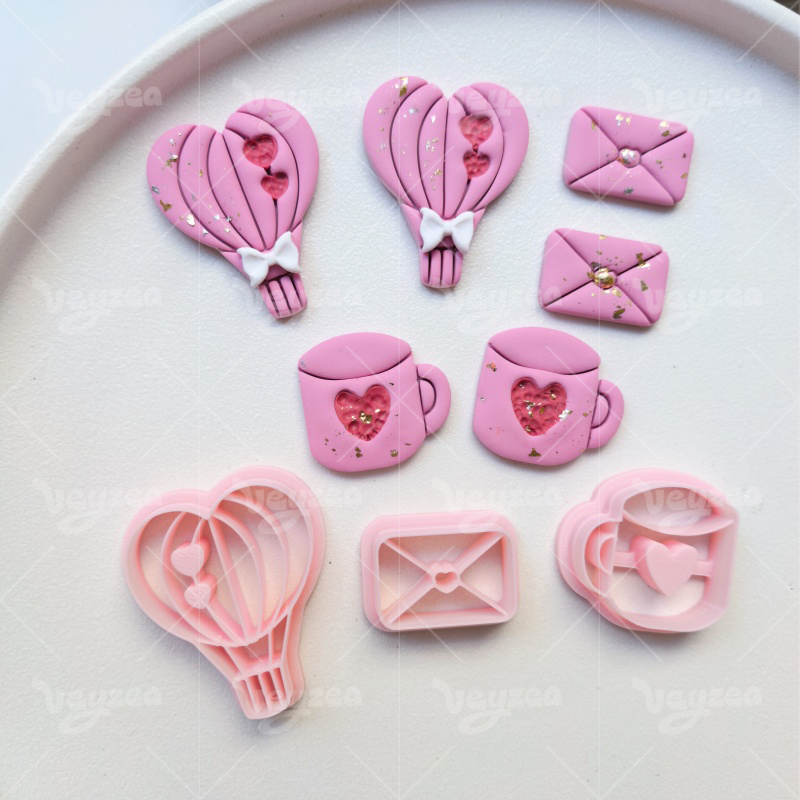 Valentine’s Day Various Styles Polymer Clay Cutters