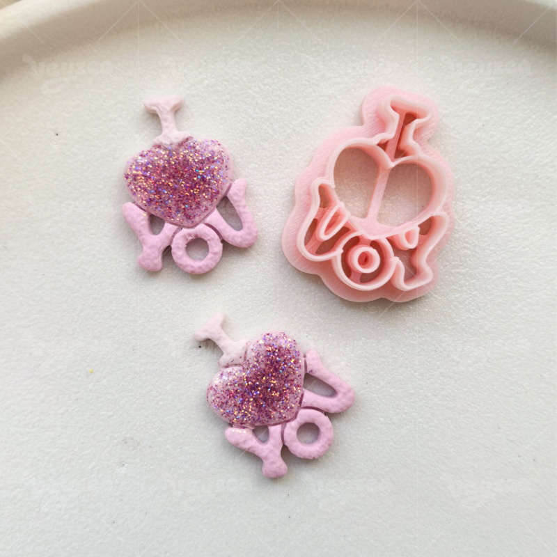 Valentine's Day Bouquet Series Polymer Clay Cutters - Image 10