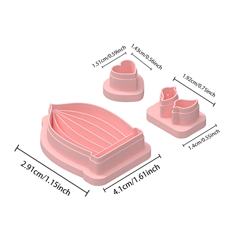 Valentine's Day Bouquet Series Polymer Clay Cutters - Image 12