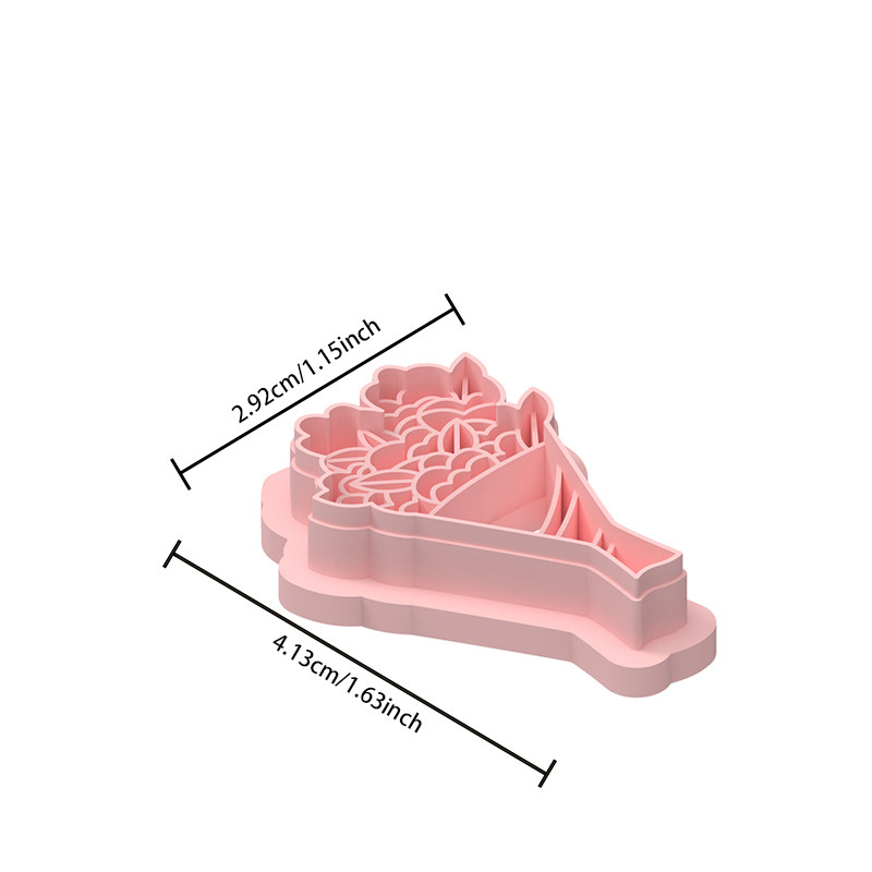 Valentine's Day Bouquet Series Polymer Clay Cutters - Image 15