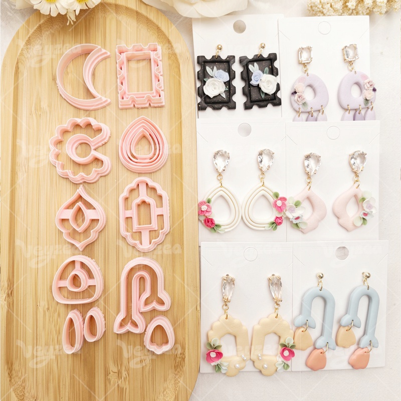 Boho Geometry Polymer Clay Cutters