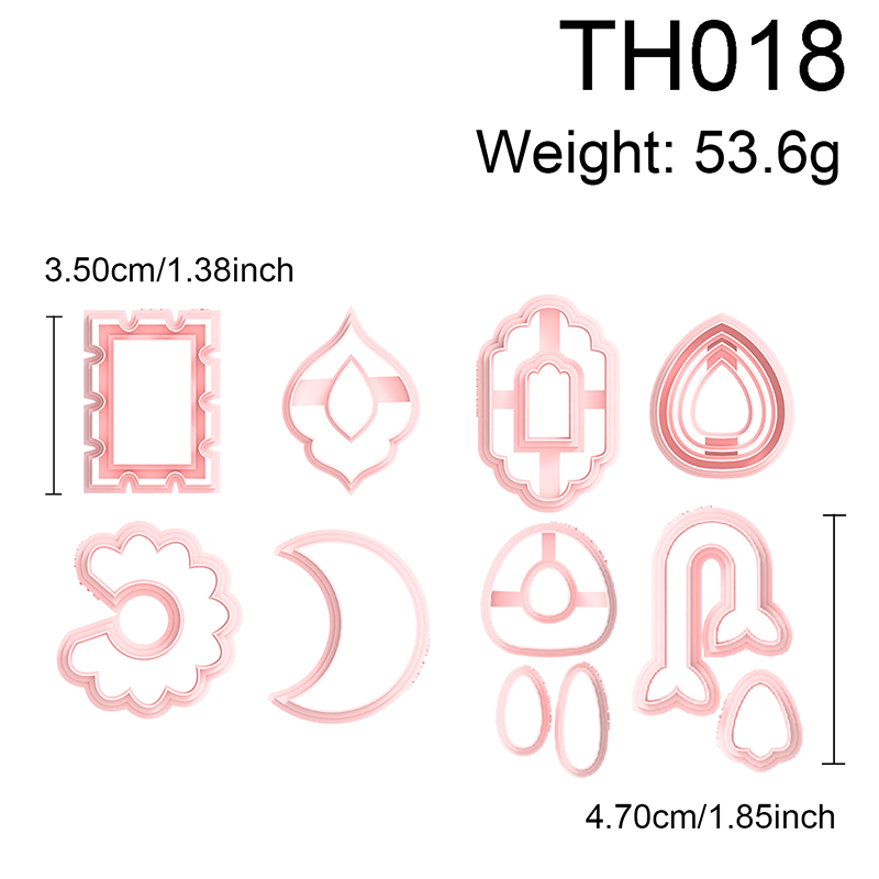 Boho Geometry Polymer Clay Cutters Hover