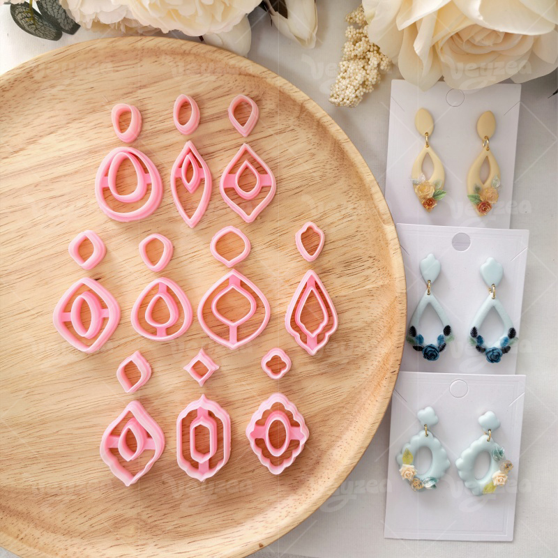 Geometry Clay Earring Cutters