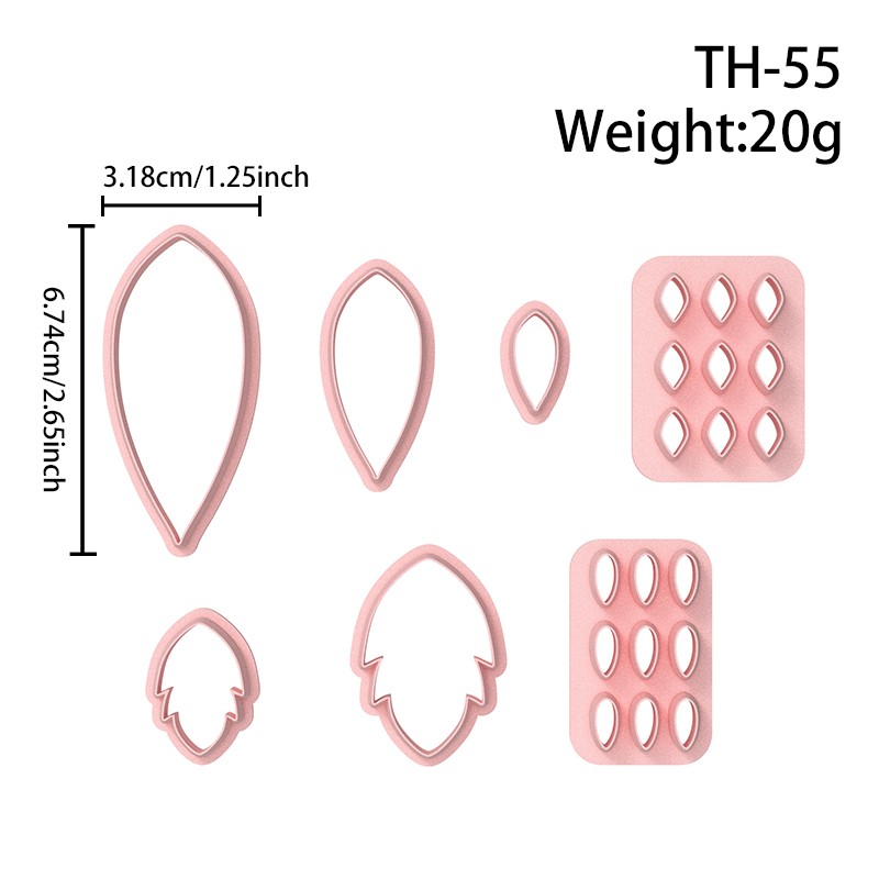 Leaf Polymer Clay Cutters Hover