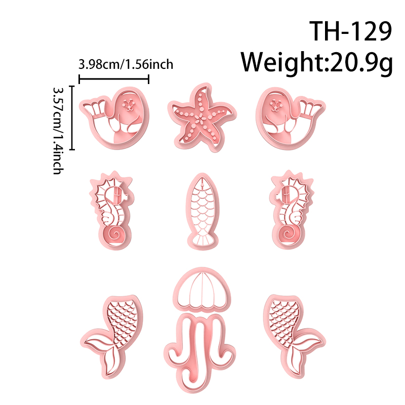 Ocean Themed Clay Earring Cutters Hover