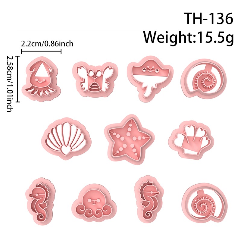 Marine Biopolymer Polymer Clay Cutters Hover