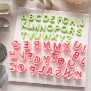 Letter Polymer Clay Cutters